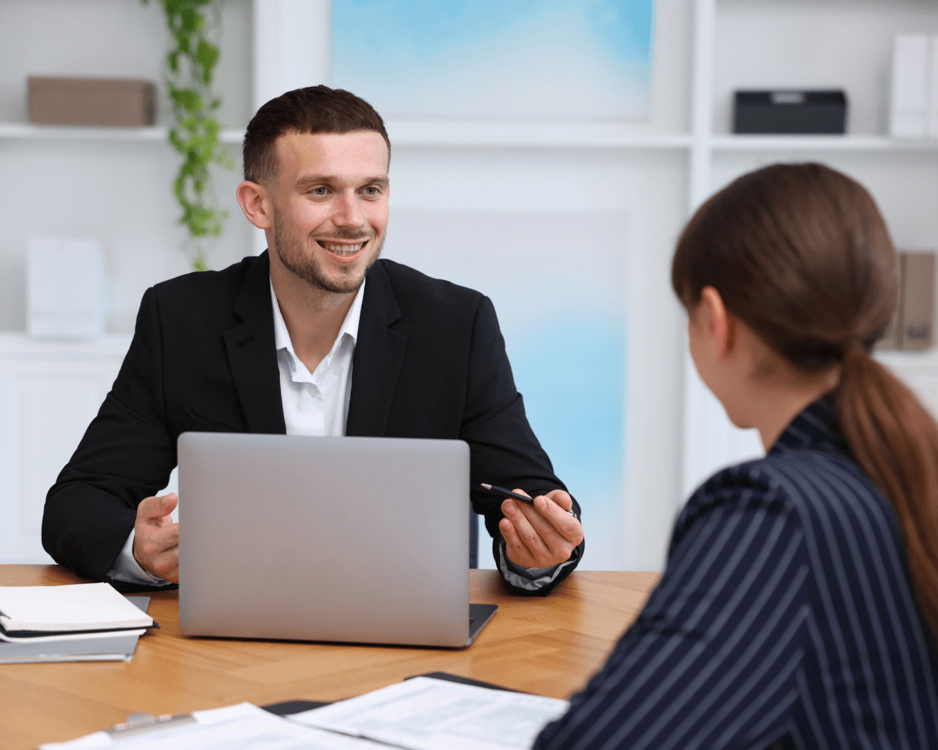 business owner meeting with tax advisor to create a proactive tax planning strategy