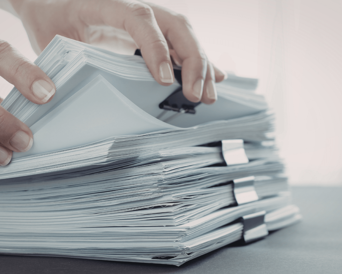 organized business financial records and receipts supporting accurate tax documentation and deductions